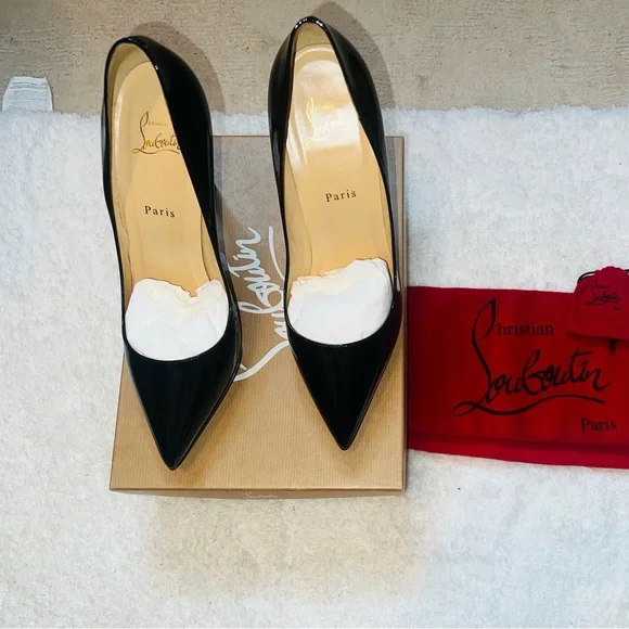 Pigalle Plato 120 Patent Calf Heel Black 42 - Picture 3 of 16